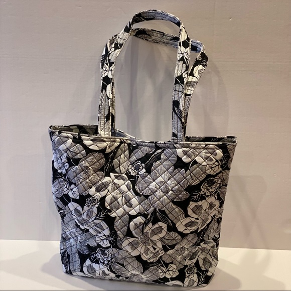NWT Vera Bradley Tote Bag in Signature Cotton, Bedford Blooms - Picture 9 of 16